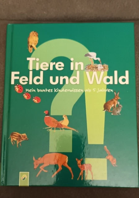 TIERE IN FELD und Wald: Mein kunterbuntes Kinderwissen ab 5 Jahren EUR