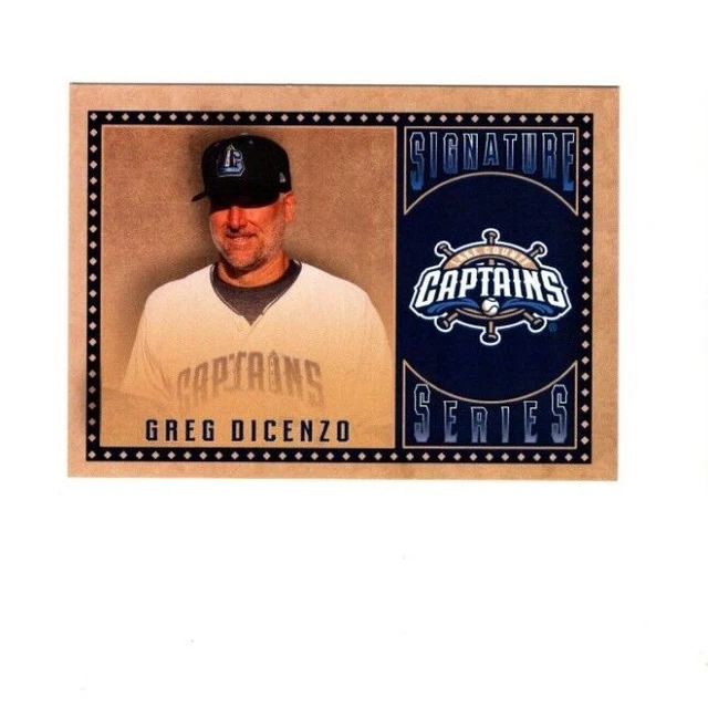 GREG DICENZO 2022 Lake County Captains baseball team card Manager