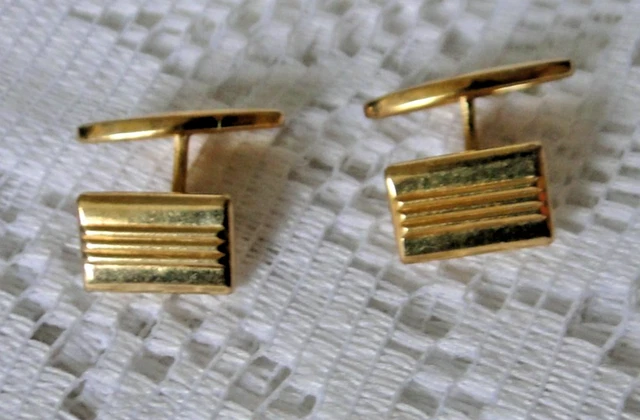 Boutons de manchette "noir et argent&quot