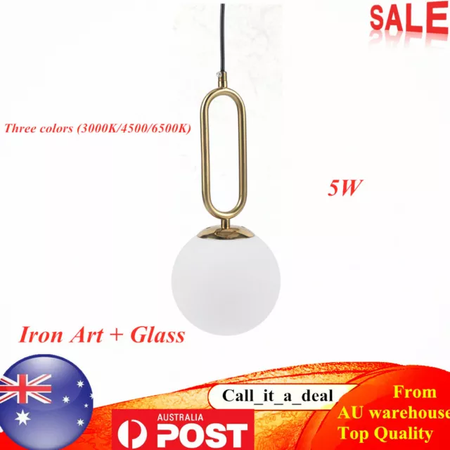 Kitchen Room LED Ceiling Lights Pendant Light Glass Chandelier Lighting Bar Lamp