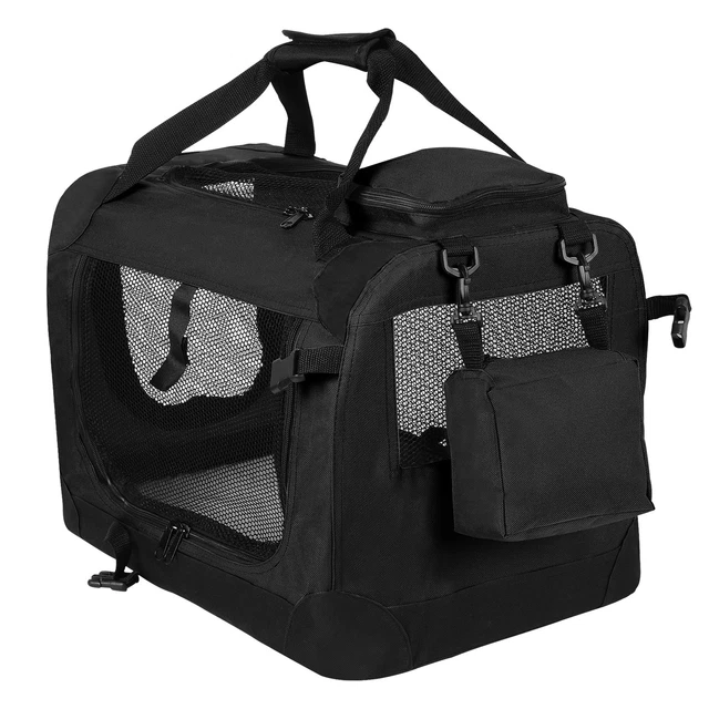 EUGAD Faltbare Hundetransportbox – Reisebox Für Auto, Ideal Für Hunde & Katzen (Größe M)