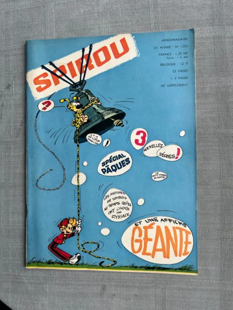 Hebdo Le Journal De Spirou N°1252 1962 En Bon État Avec Son Mini-Récit