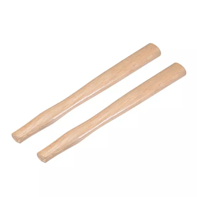 2Pcs 13" Length Hammer Wooden Handle 2 Pack Wood Handle Replacement Oval Eye