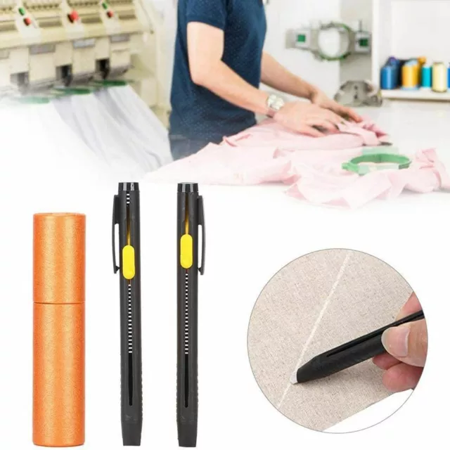 Tailor Chalk Pencil Patchwork Disappearing Fabric Marker DIY Sewing Marking Pen,