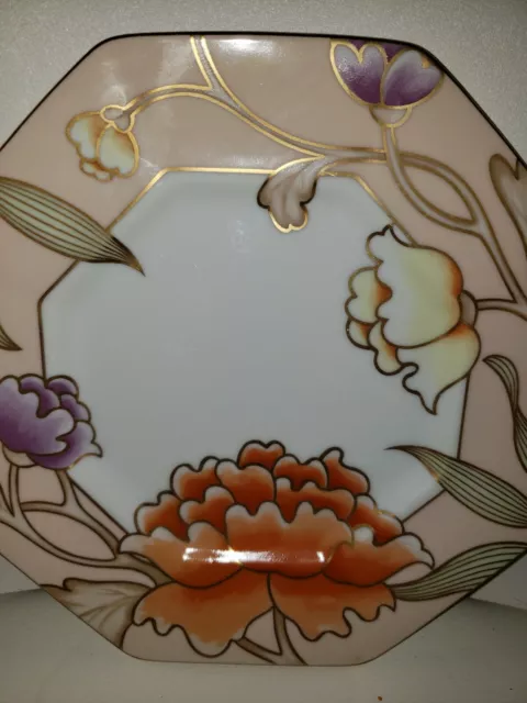 Fitz & Floyd Fleur De Chine China 7 7/8" Salad  Plate.