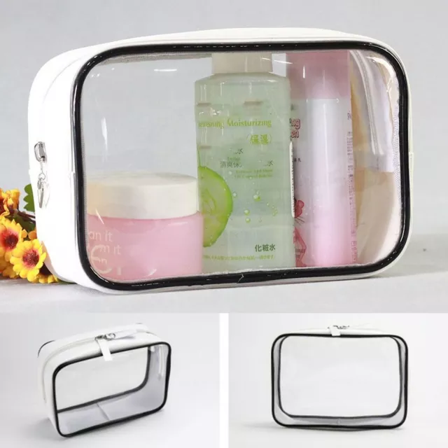 Transparent Clear Makeup Bag Beautician Cosmetic Bag  Traveling