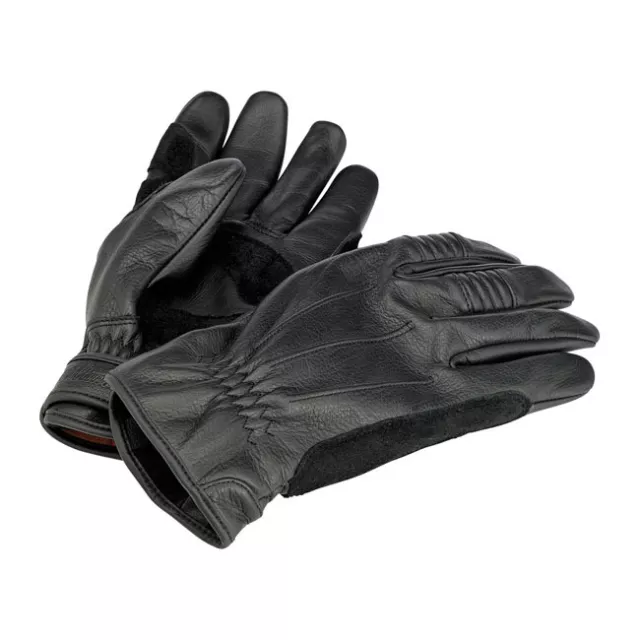 Gants Homme Cuir Biltwell Work Gants Black Biker Custom TAILLE XS