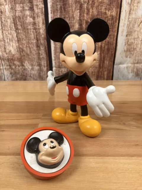 Vintage 1977 Disney Mickey Mouse Night Light GE/Mickey Mouse Applause Bobble HD