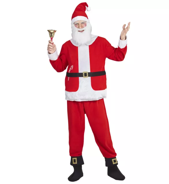 Vestito Da Babbo Natale Completo Costume Adulto  TAGLIA XL