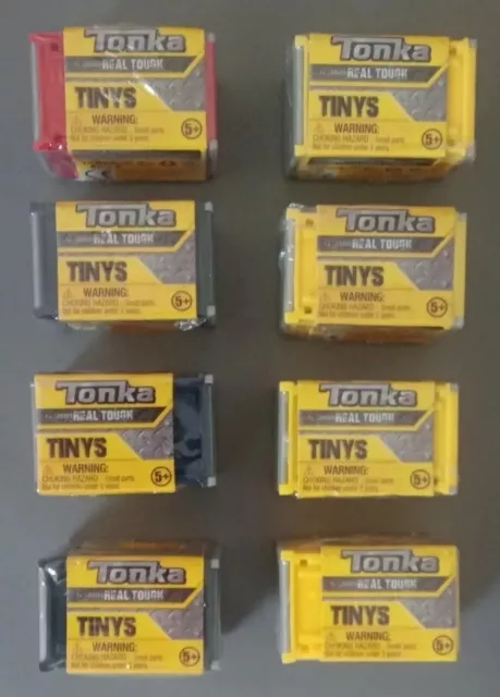 Tonka Tinys Blind Pack Built To Last Factory Sealed × 8