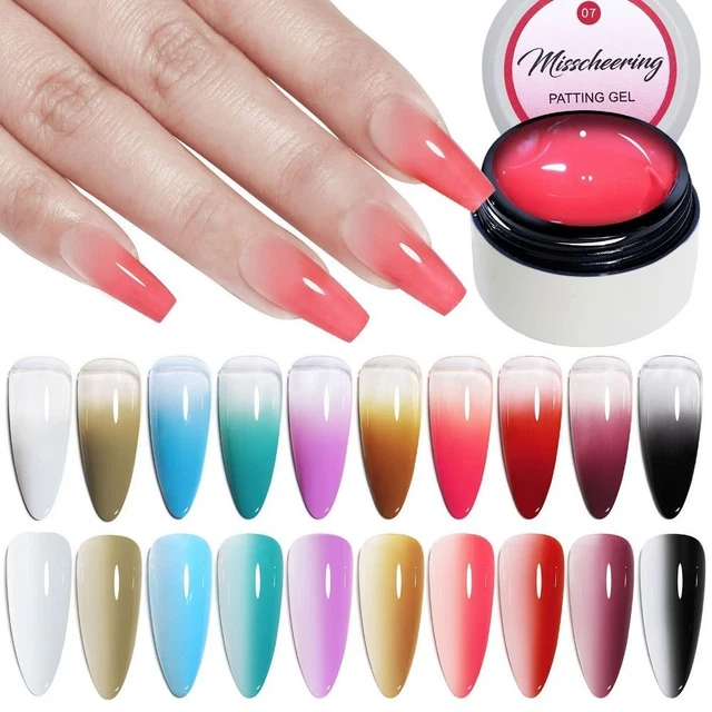 Arte en uñas LED UV gel degradado gel de uñas gel de pintura crema duradera semipermanente