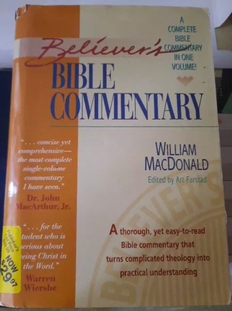 Believers Bible Commentary: 1995 Hardcover by William MacDonald