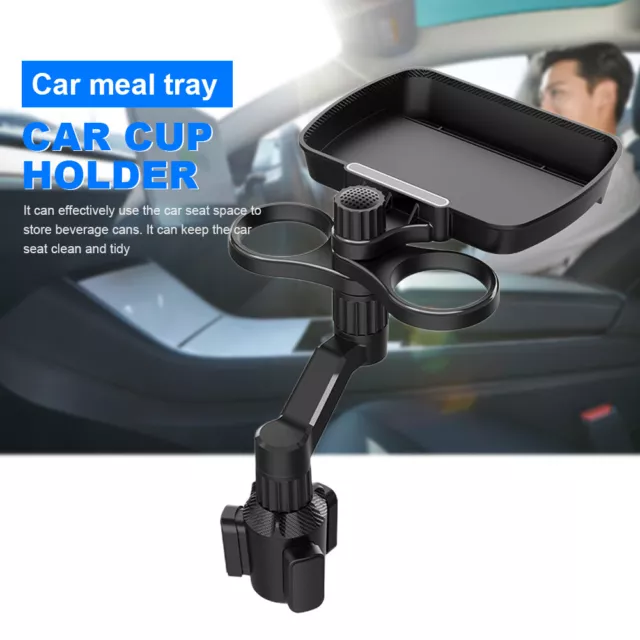 Multifunctional Car Food Eating Tray Adjustable Auto Eating Shelf (Tray Holders) 2