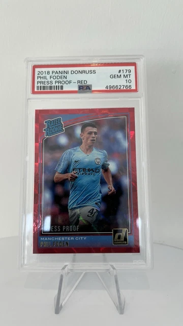 PSA 10 PHIL Foden Rated Rookie Card Panini Donruss Optic Soccer