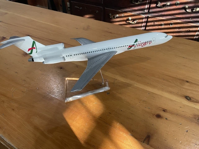 VINTAGE ALLEGRO Airlines Boeing 727 Desktop Model Airplane $35.00 ...