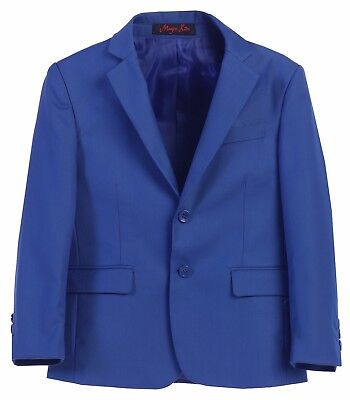 MAGEN Ragazzi Blu Formale Slim Fit Tuta 3 PZ Set Cappotto, giubbotto, pantaloni taglia 1-18 2