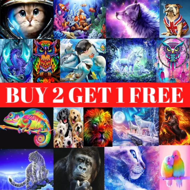 Full Drill 5D Diamond Painting Embroidery Picture Art Cross Stitch DIY Kit UK