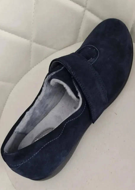 HOTTER WOMENS SLIPPERS Size 9 UK 43 TOASTY Fleece Lined Suede