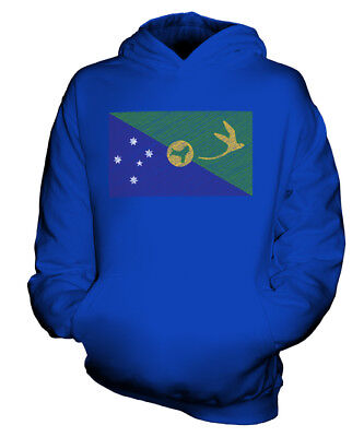 Weihnachtsinsel Australien Kritzelte Flagge Kinder Kapuzenpullover Hoodie Jungen
