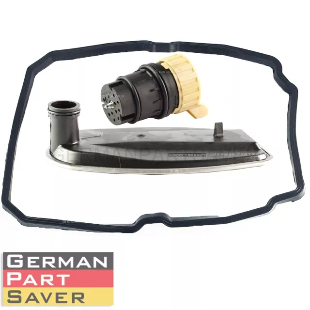 TOPAZ Auto Transmission Filter + Oil Pan Gasket + Plug Adapter for Mercedes