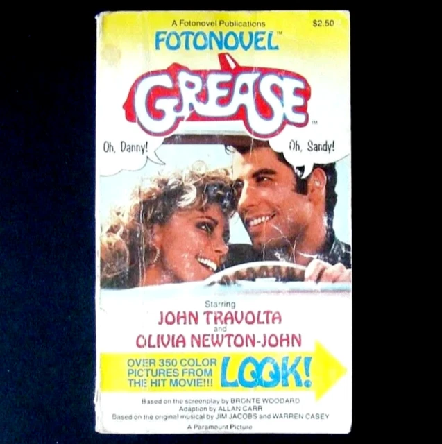 GREASE ORIGINAL FOTONOVEL 1978 First Printing John Travolta Olivia