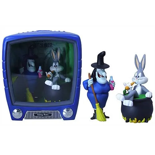 Looney Tunes Bugs Bunny Et Sorcière Hazel 2x PVC Figurine Funko Funkovision 3