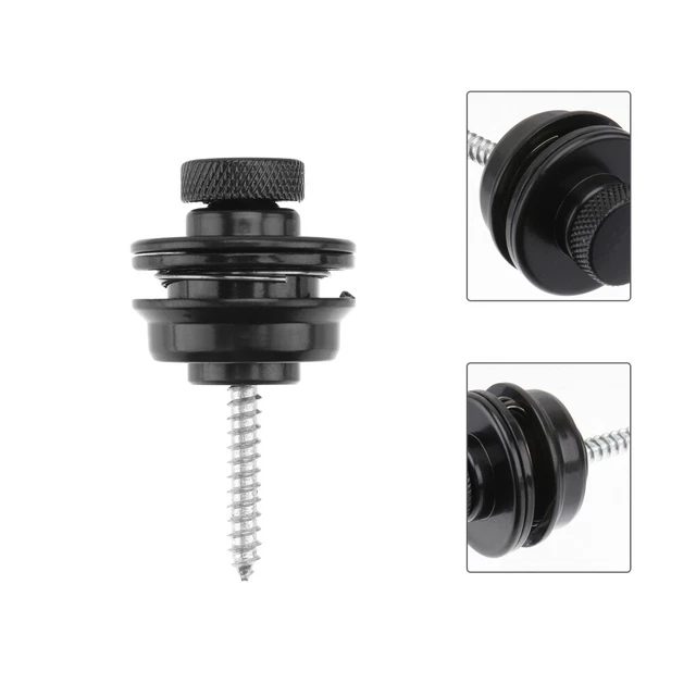 2 Locks De Sécurité Pour Sangle Guitare - Anti-décrochage - Pour Guitaristes