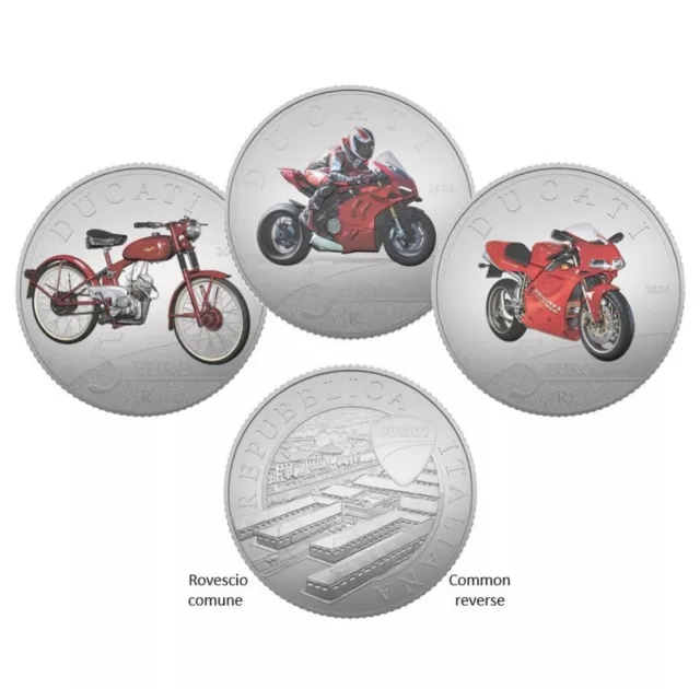 TRITTICO DUCATI Solo 3000 Pz PREVENDITA ( Leggere Descrizione) Argento