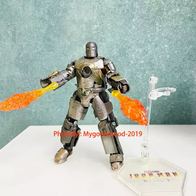 ZD TOYS Marvel Avengers Iron Man MK 1 Mark I 7in Action Figure Toy Xmas Gift