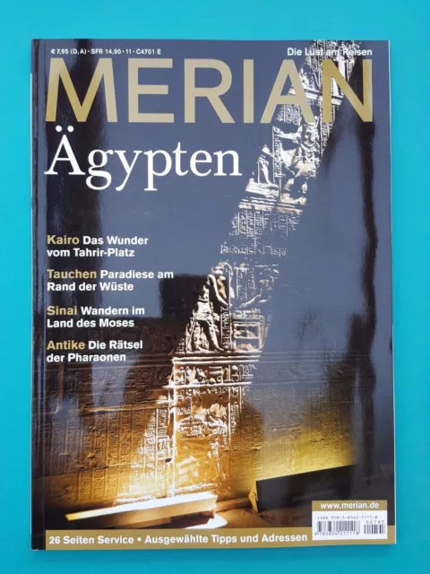 MERIAN Ägypten- Die Lust am Reisen  ungelesen 1A absolut TOP