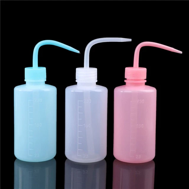 plastica per lavaggio Bottiglia Diffusore Squirt Bottiglia del tatuaggio 250ml