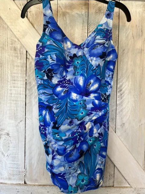 VINTAGE ROXANNE CLASSICS Swim Suit One Piece Pinup Rockabilly Size
