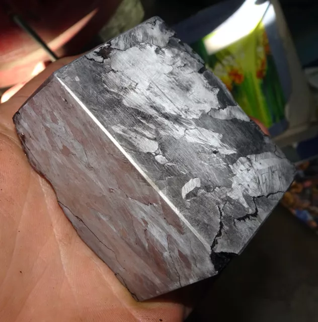 Beautiful 992 Gm. Etched Campo Del Cielo Meteorite Quad Cut