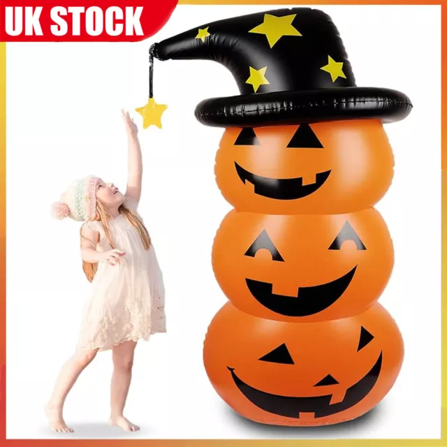 Large Halloween Inflatable Pumpkin Ghost Combo Indoor Outdoor Holiday Prop Decor