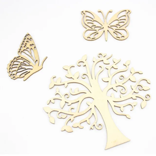 Laser Cutting Wooden Embellishments For Scrapbooking Cardmaking DIY Craft Decor
