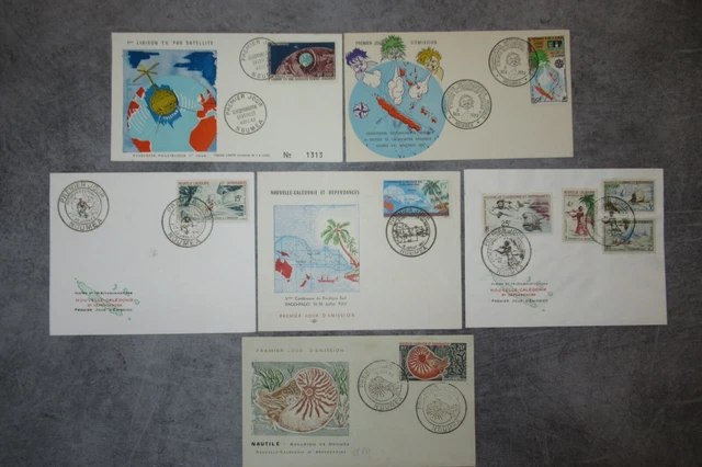 Acheter cette série de timbres de Nouvelle-Calédonie de l'année 1975