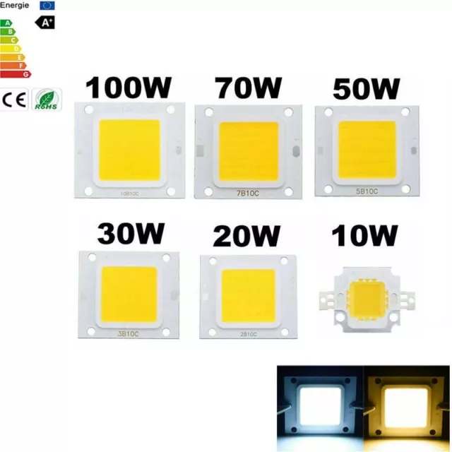 Led chip smd Licht 10w 20w 30w 50w 70w 100w Lampe cob hohe light watt Birne leds