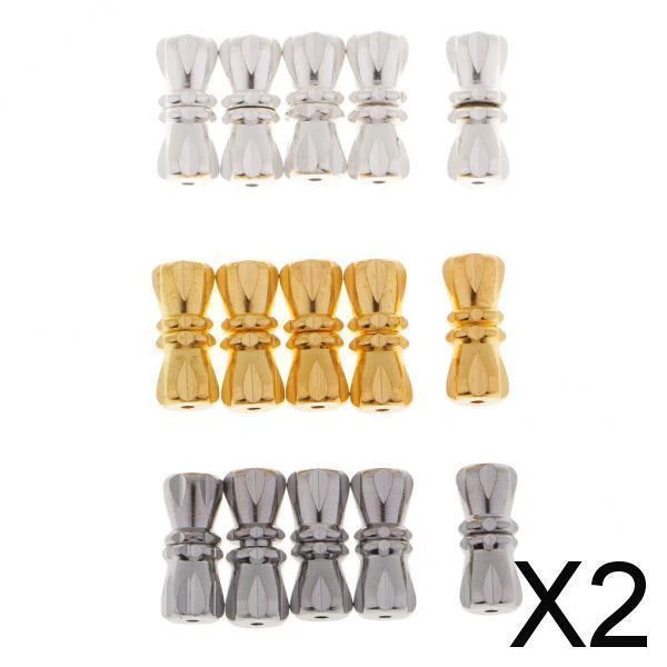 2X 15 pcs Bowknot Form DIY Handwerk Anhänger Charms für Halskette Armband