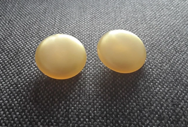 Boucles D'oreilles Anciennes Clip Chandelier En Nacre - Style Vintage - Occasion Rare
