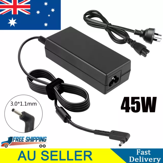 For Acer Aspire Laptop Charger AC Adapter 19V 2.37A 45W SP314-53N 3.0*1.1mm Set