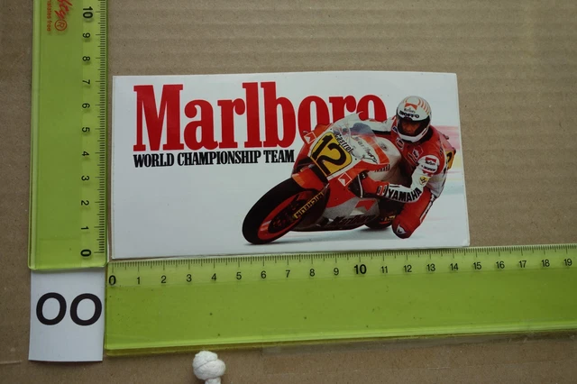 Autocollant Vintage Marlboro Team Pileri - Sticker Années 80 - Original Italie