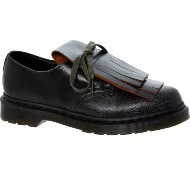 675 MARNI X Dr. MARTENS Black Grained Leather Tassel Brogues Loafers EUR 452 40 PicClick FR