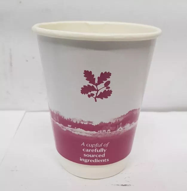 12oz Double Wall Disposable Cups Made From Plants x500