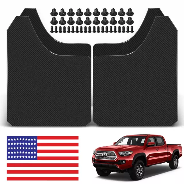 FOR TOYOTA 19952024 4x4 Carbon Fiber Mud Flaps Mud Guards
