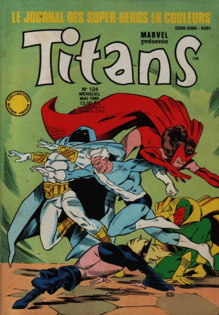Titans N� 124. Mai 1989.