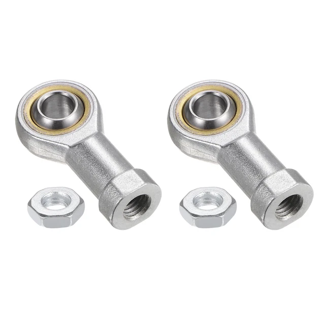 2pcs SI10T/K 10mm Rod End Bearing M10x1.5 Female Right Hand Thread, Cast Iron