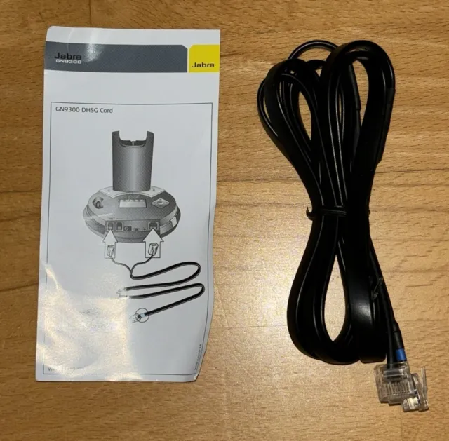 Jabra Kabel für Headsets DHSG EHS Kabel GN 9120 GN 9300 neu in OVP mit 3 Enden
