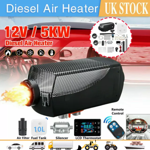 2-3KW 12V 24V Diesel Car Heater Floor Heater Air Heater LCD £84.71 -  PicClick UK