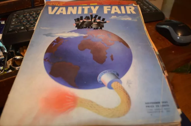 Vanity Fair November 1933 Magazine Garetto Art DISARMAMENT
