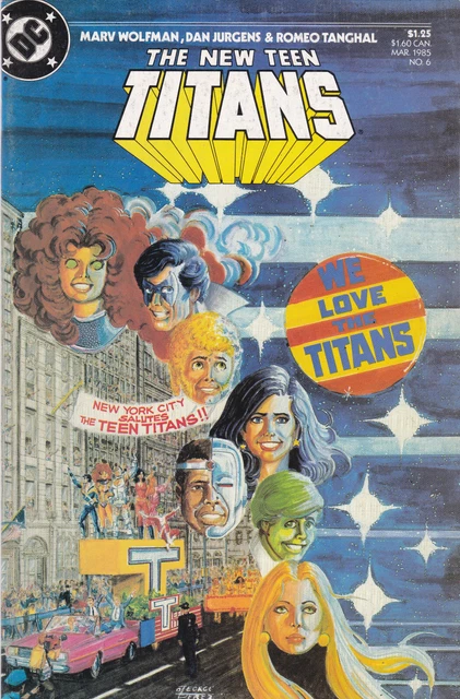 New Teen Titans #6 Vol. 2 (1984-1988) DC Comics, High Grade